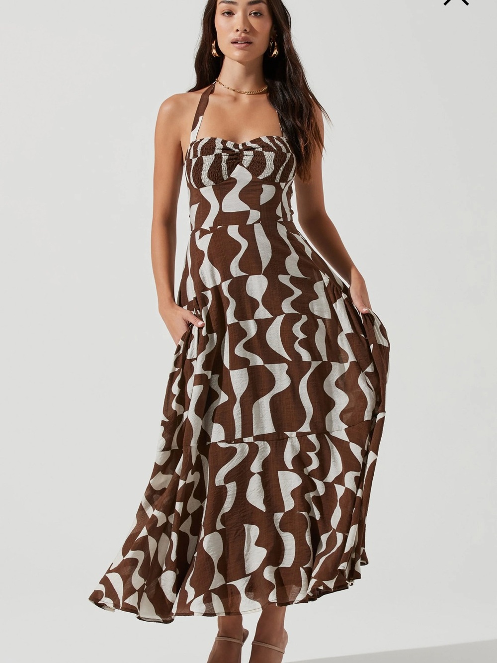 *BRAND NEW* ASTR The Label Mariella Halter Maxi Dress